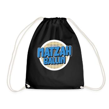 Chemise Pourim, Matzah Ballin Tee, Fête juive - Sac de sport léger - noir - Devant
