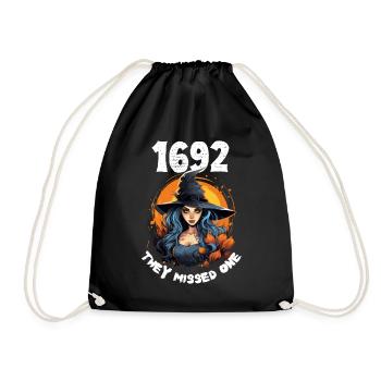 Halloween Sorcière du Mystère de Salem 1692 - Sac de sport léger - noir - Devant