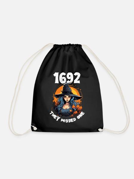 Halloween Hexe des Mysteriums aus Salem 1692 - Turnbeutel - Schwarz