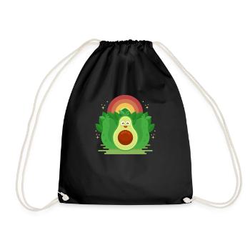 Végétaliens végétaliens végétaliens Véganisme végétarien - Sac de sport léger - noir - Devant