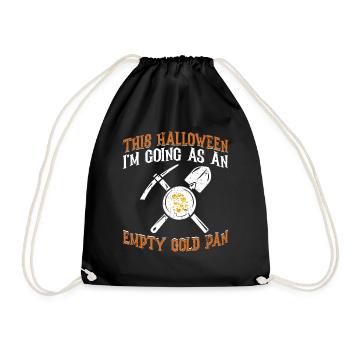 Pour Halloween, j’y vais comme une casserole d’or vide - Sac de sport léger - noir - Devant