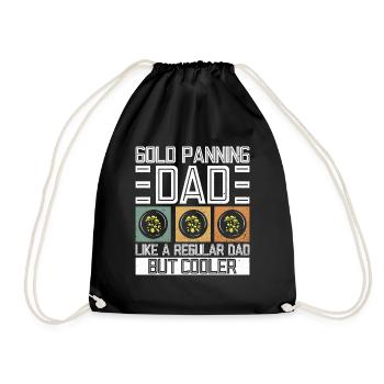 Or orpaillage prospecteur d’or papa Fête des pères - Sac de sport léger - noir - Devant