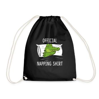 Chemise de couchage officielle Crocodile - Sac de sport léger - noir - Devant