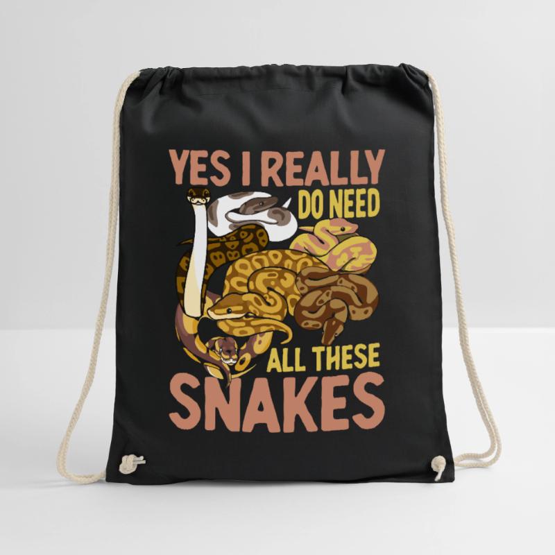 Python Schlange Geschenk Turnbeutel
