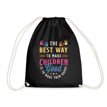 Childcare Worker The Best Way To Make Babysitting - Turnbeutel - Schwarz - Vorne