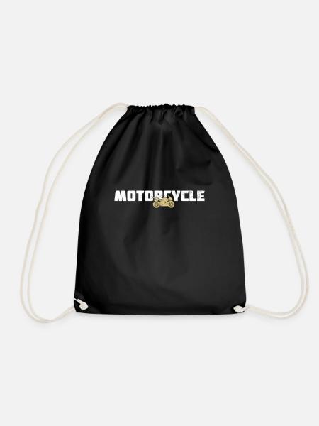 Motorrad - Turnbeutel - Schwarz