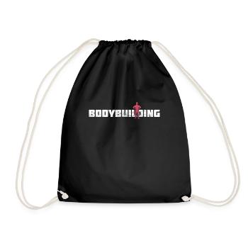 Culturisme - Sac de sport léger - noir - Devant