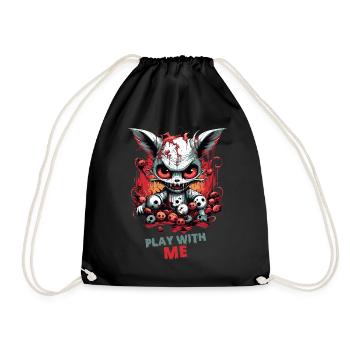 Halloween Cat Design - La Nuit des sorcières - Sac de sport léger - noir - Devant