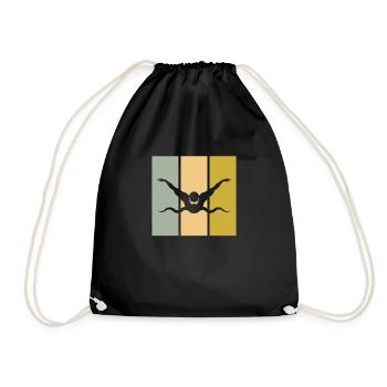 Nager - Sac de sport léger - noir - Devant