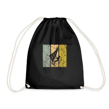 Cerf-volant - Sac de sport léger - noir - Devant