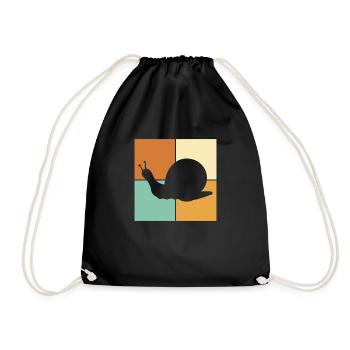 Escargot - Sac de sport léger - noir - Devant