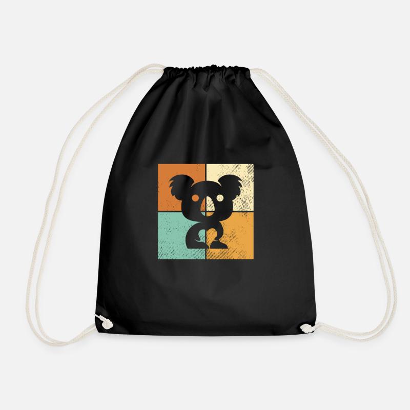 Koala - Turnbeutel - Schwarz