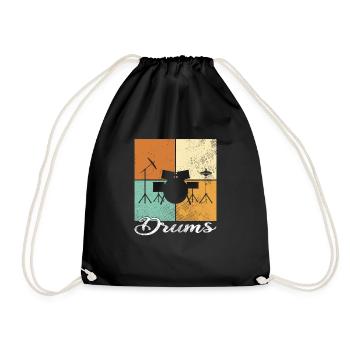 Percussion - Drawstring Bag - black - Front