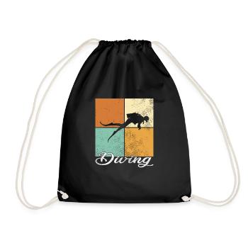 Plonger - Sac de sport léger - noir - Devant