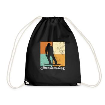 Planche à neige - Sac de sport léger - noir - Devant