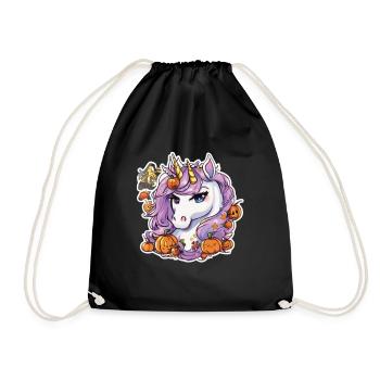 Licorne Halloween Licornes Licorne Helloween - Sac de sport léger - noir - Devant