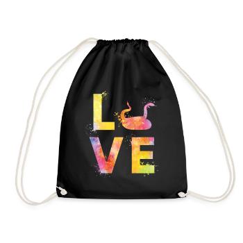 Les serpents aiment - Sac de sport léger - noir - Devant