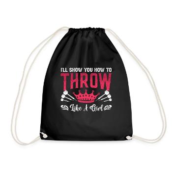 Fléchettes Je vais vous montrer comment lancer Darter Bullseye - Sac de sport léger - noir - Devant