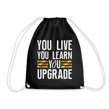 Happy Divorce Party You Live You - Drawstring Bag - black - Front