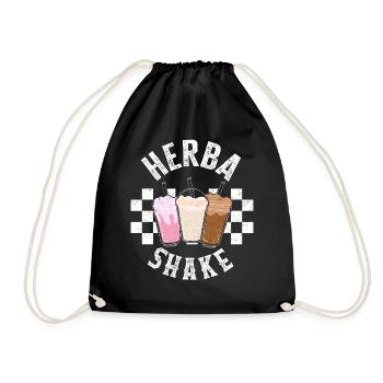Chemise coach santé, Herba Shakes Cute Tee, cadeau - Sac de sport léger - noir - Devant