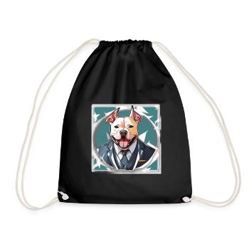 Pitbull Pitbull Chien Pitbull Vêtements Pitbulls - Sac de sport léger - noir - Devant