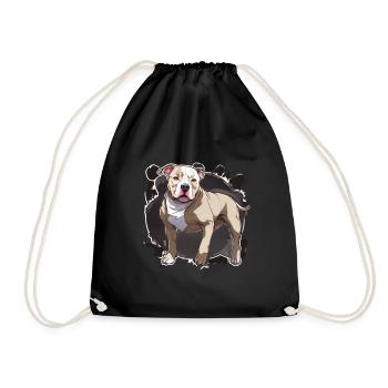 Pitbull Pitbull Chien Pitbull Vêtements Pitbulls - Sac de sport léger - noir - Devant