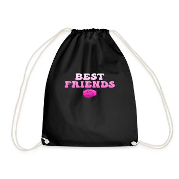 best friends - Turnbeutel - Schwarz - Vorne