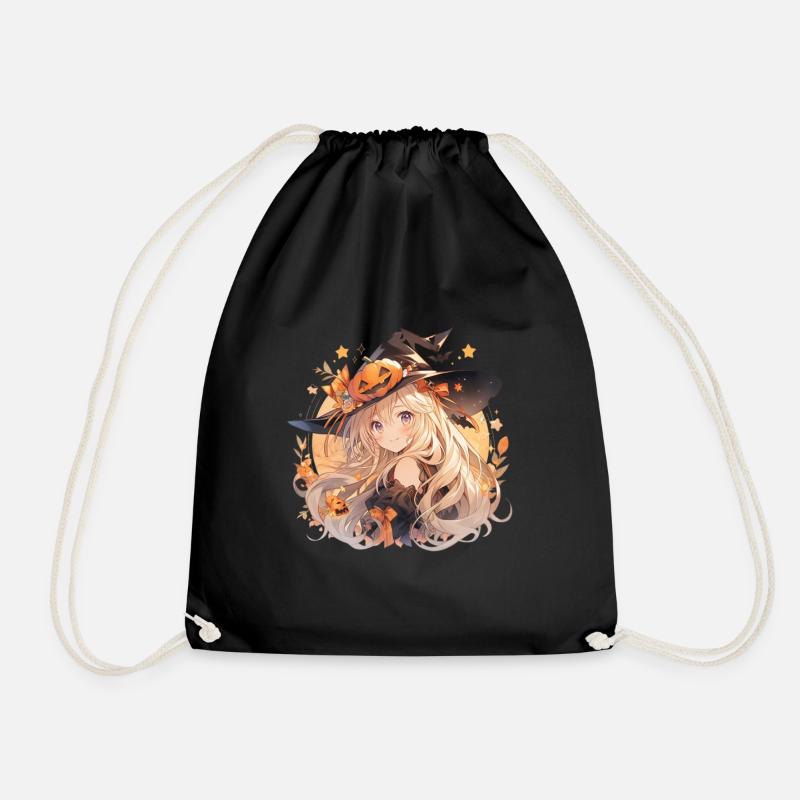 Hexe Hexen Hexe Halloween Hexen Outfit - Turnbeutel - Schwarz