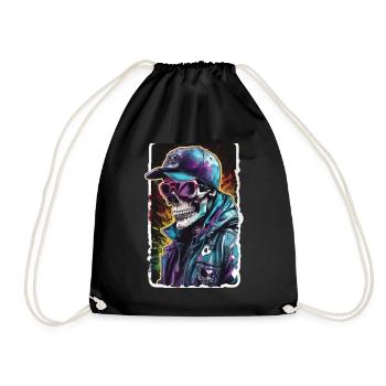Crâne Lunettes de soleil Crânes Crânes Crânes Crânes Crânes - Sac de sport léger - noir - Devant