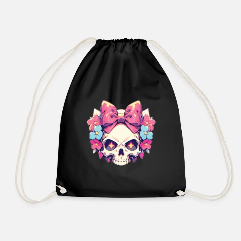 Skulls - Turnbeutel - Schwarz