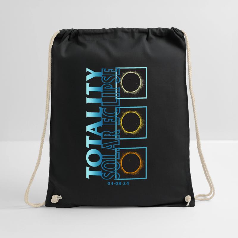 Solar Eclipse Shirt, Totality Solar Eclipse 2 Tee Drawstring Bag