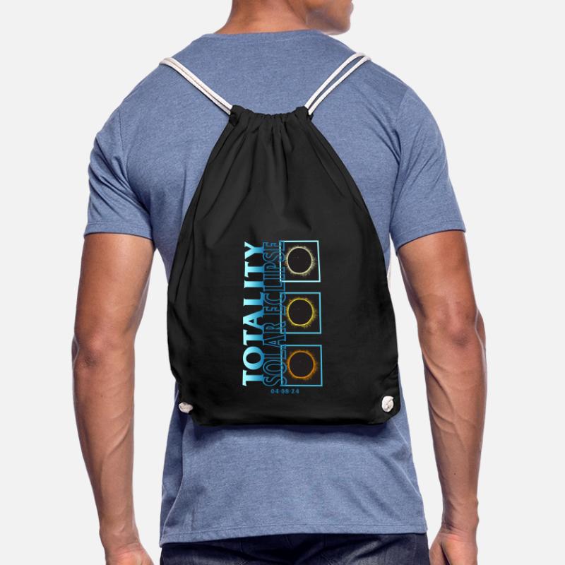 Solar Eclipse Shirt, Totality Solar Eclipse 2 Tee Drawstring Bag