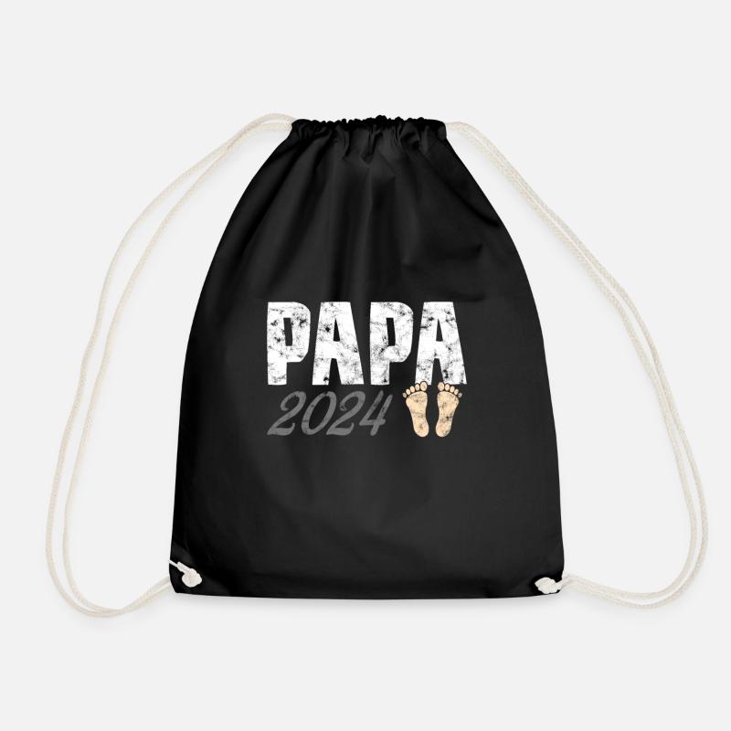 Papa 2024 - Turnbeutel - Schwarz