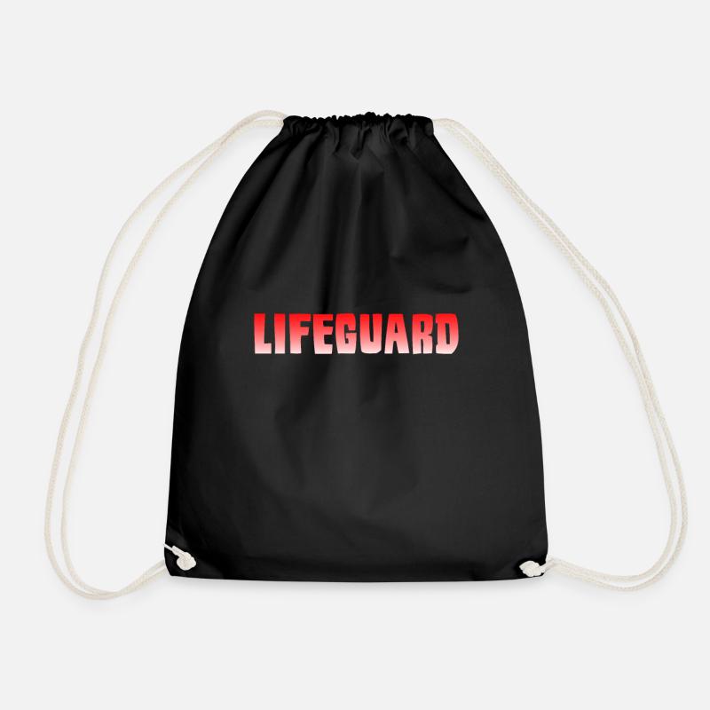 Lifeguard Rettungsschwimmer - Turnbeutel - Schwarz