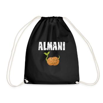 Alman Almani Potato - Drawstring Bag - black - Front