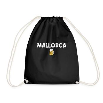 Majorca - Drawstring Bag - black - Front