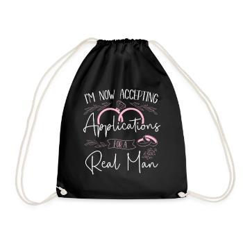 Happy Divorce Party I'm Now - Drawstring Bag - black - Front