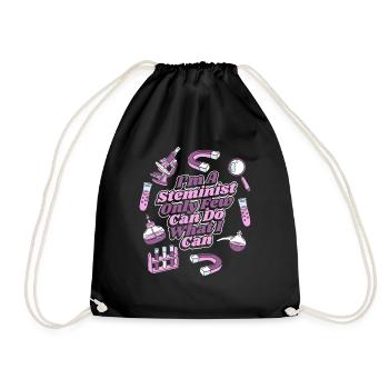 Only Few Can Do What I Can Scientist STEM - Drawstring Bag - black - Front