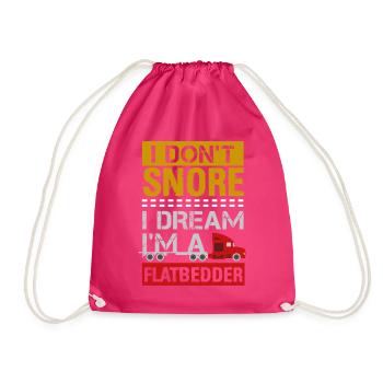 Camion Machine à plateau Véhicule cargo - Sac de sport léger - fuchsia - Devant