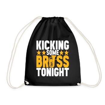 Euphonium Bariton Tenorhorn - Turnbeutel - Schwarz - Vorne