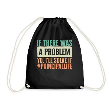 Chemise principale, s’il y avait un problème yo malade - Sac de sport léger - noir - Devant