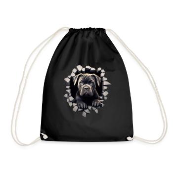 Cane Corso für einen Cane Corso Besitzer - Turnbeutel - Schwarz - Vorne