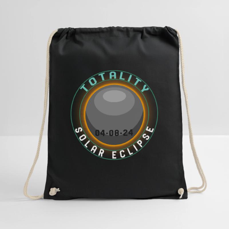 Solar Eclipse Shirt, Totality Solar Eclipse Tee, Drawstring Bag