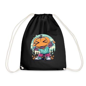 Pumpkin Dabbing Dab Pumpkin Dance Halloween Tendance Halloween - Sac de sport léger - noir - Devant