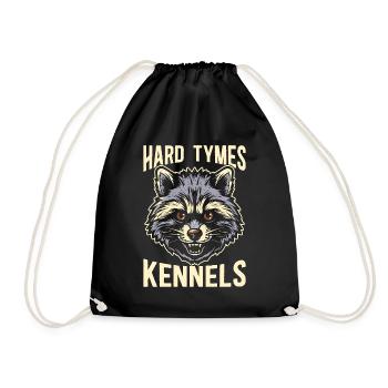 Raton laveur Chasse Hard Tymes Kennels Chiens de chasse - Sac de sport léger - noir - Devant