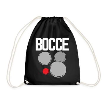 Bocce Saying Bocce Ball avec Jack Bocci Game Bocce - Sac de sport léger - noir - Devant