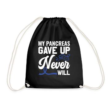 Mon pancréas a abandonné mais je ne le ferai jamais - diabétiques - Sac de sport léger - noir - Devant