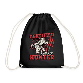 Chasse aux alligators Chasse aux alligators certifiée - Sac de sport léger - noir - Devant