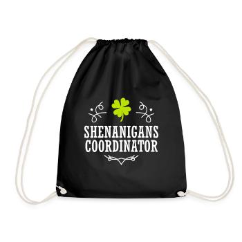 Coordinateur des manigances Fête de la Saint-Patrick - Sac de sport léger - noir - Devant