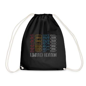 Edition Limitée 1973 Anniversaire 1973 Vintage Rétro - Sac de sport léger - noir - Devant